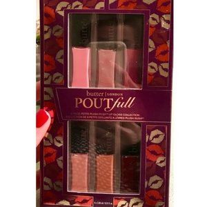 Butter London PoutFull 6 Pc Petite Plush Lipgloss